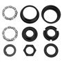 Create idea 1 Jeu de Supports de Pédalier de Vélo Carnk 5/16x9 24TPI Ensemble de Vélo de Croisière BMX Compatible avec BMX Compa