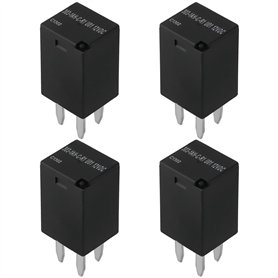 The Lord of the Tools 4pcs Relais Automobiles à 4 Broches 303-1AH-C-R1-U01-12VDC 12 V 20 A SPST Micro Relais pour l'électronique