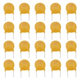 The Lord of the Tools 20PCS TVR10271 Type de Disque Varistor à Oxyde Métallique Protecteur Longueur Du Pied 5 Mm Varistor de Sup