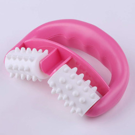 1PC manuel poignée ronde muscle masseur rouleau massager cellulite roller pour jambes bras dos muscle douleur soulagement et mus