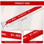 Lot de 25 lames de scie sabre 25,4 cm 14/18 TPI bi-métal - Scie pneumatique - Avec coffret de rangement - Pour la coupe du fer, 