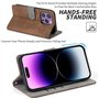 Étui Compatible avec TCL 60R 5G, Coque Protection Résistante, Blocage RFID Etui en Cuir Magnétique à Rabat Case Cover