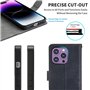 Étui Compatible avec TCL 60R 5G, Coque Protection Résistante, Blocage RFID Etui en Cuir Magnétique à Rabat Case Cover