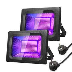 2pcs LUNSY Lumière Noire LED 30W