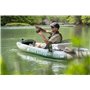 Aqua Marina Caliber 398 Kayak de pêche/pêche Drop Stitch Fusion Kayak pour 1/2 Personnes, 398 cm, Vert