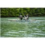 Aqua Marina Caliber 398 Kayak de pêche/pêche Drop Stitch Fusion Kayak pour 1/2 Personnes, 398 cm, Vert