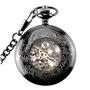 Avaner Montre de Poche Vintage Montre Femme Homme Universel Mecanique Bracelet en Inoxydable avec Boite Cadeau