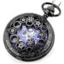 Avaner Montre de Poche Vintage Montre Femme Homme Universel Mecanique Bracelet en Inoxydable avec Boite Cadeau