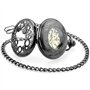 Avaner Montre de Poche Vintage Montre Femme Homme Universel Mecanique Bracelet en Inoxydable avec Boite Cadeau