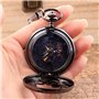 Avaner Montre de Poche Vintage Montre Femme Homme Universel Mecanique Bracelet en Inoxydable avec Boite Cadeau