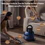 Deerma - DEM-BY200 - Nettoyeur Vapeur et Aspirateur Sec et Humide, 850W, 5 Brosses Spécialisées