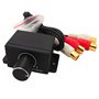 Chelink - Amplificateur audio de voiture RCA avec boutons de contrôle du volume et gain -espace pour auto, moto, haut-parleurs, 