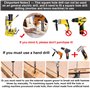 Lot de 6 Forets à bois trou carré Bédanes Creux en Acier Outils Set pour travail du bois Foret a trou carre Foret Trou de Perçag