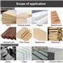 Lot de 6 Forets à bois trou carré Bédanes Creux en Acier Outils Set pour travail du bois Foret a trou carre Foret Trou de Perçag