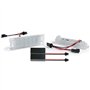 DONGMAO Lampes pour Plaque d'immatriculation，2pcs Voiture LED Plaque d'immatriculation pour O/pel Zafira B Astra H Corsa C D Ins
