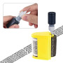 Vicloon Recharges Pour Tampon Rouleau, 5PCS Recharge D'encre,10ml Encre à Tampon Encreur Pour Sceau de Bureau de Protection Cont