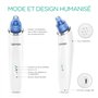 VOYOR Aspirateur Point Noirs Professionnel 6 en 1 Extracteur de Points Noir Electrique Tire Comédons Acnés Nettoyant de Pores So