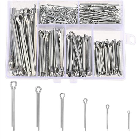 MAEXUS Assortiment de 230 goupilles de sécurité en acier inoxydable pour camping-car