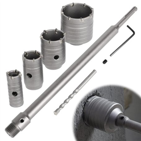 awagas Kit de 4 scies cloches pour béton