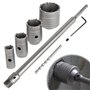 awagas Kit de 4 scies cloches pour béton