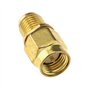 Create idea Kit de connecteurs coaxiaux RF 15 pièces, adaptateur de prise SMA et RP SMA en laiton assorti – Angle droit, type à 