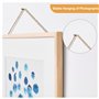 TOKSEO 110 pièces Clous de Suspension,clous pour accrocher des tableaux Clous en acier avec boîte de rangement en plastique Pour