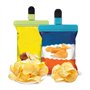 TOKSEO 12 Pièces Pince Sachet Alimentaire, 2 Tailles de Clips de Couleur pour Sacs, Nourriture Clip en Plastique, 6 Couleurs de 