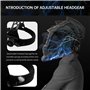 WELDMALL Vraie Couleur Énergie Solaire Casque de soudage à assombrissement Automatique avec et 2 Capteurs de Filtre pour Le soud