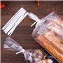 LUTER 1000 pièces 12cm Cravates torsadées en Papier Blanc Attaches de Sac réutilisables Cravates torsadées en Papier Sacs de Bon