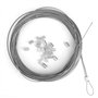 AIEX 200 Pièces Manchon de Boucle de Sertissage en Aluminium Manchons de Câble Métallique Manchon de Boucle de Sertissage de Vir