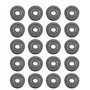 Create idea 20x U624ZZ U Roulements à Billes Rainure Roue de Rail Poulie Guidage Miniature en Acier Haute Teneur avec Double Bli