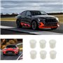 Be In Your Mind 6pcs Douilles de Fixation pour Emblème Automotive Attaches Clips Arrière Boot Coffre Couvercle Badge Étoile Pass
