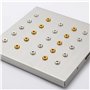 SAVITA 200 Pièces 6mm Perles Intercalaires Plates avec Trous, Disque Perles Perle Plate Ronde pour la Fabrication de Bracelets d