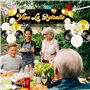 Banderole Vive La Retraite et 12PCS Ballons avec Ruban de Soie Bannière Retirement Décoration pour Fête de Retirement Banderole 