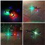 4 pièces Drone Strobe Light, 7 Couleurs Lumière Stroboscopique de Drone Night Warning Lights pour Drones