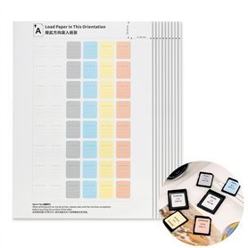 JJC Lot de 480 étiquettes autocollantes imprimables pour impression laser à jet d'encre et écriture manuscrite