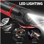 ZOVHYYA Compresseur à Air Portatif 150PSI sans Fils Mini Compresseur 4500 mAh avec Affichage Numérique Lumière LED et Port C USB