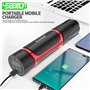 ZOVHYYA Compresseur à Air Portatif 150PSI sans Fils Mini Compresseur 4500 mAh avec Affichage Numérique Lumière LED et Port C USB