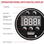 ZOVHYYA Compresseur à Air Portatif 150PSI sans Fils Mini Compresseur 4500 mAh avec Affichage Numérique Lumière LED et Port C USB