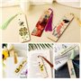 24Pcs Marque Page Vierge Bois 24Pcs Gland Multicolore Signet Etiquette Rectangulaire Artisanat DIY Bricolage Décoration Cadeau F