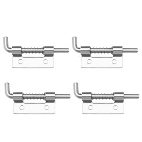 Be In Your Mind 4pcs Loquets à Ressort 51mm en Acier Inoxydable 304 avec Goupille à Ressort et Loquet de Verrouillage à Ressort