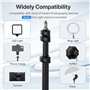 Support pour Appareil Photo et éclairage Vis 1/4" Trépied Pliant Réversible Char