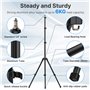 Ulanzi TT43 1.9m Trépied de Lampe en Aluminium, Support pour Appareil Photo et éclairage Vis 1/4" Trépied Pliant Réversible Char