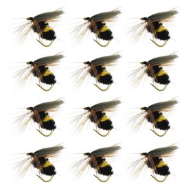 The Lord of the Tools 20pcs Leurres de Pêche à la Mouche Appâts d'abeilles Bioniques Leurres d'insectes Artificiels Simulation L