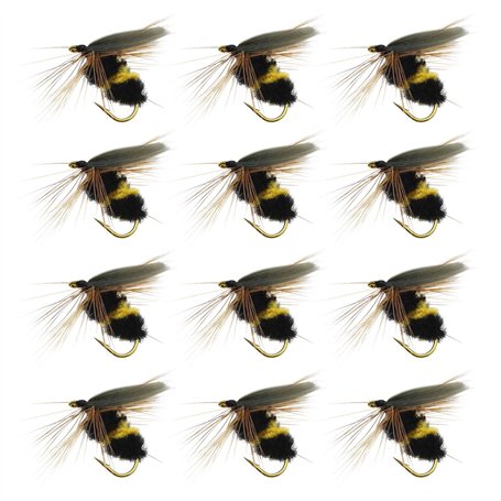 The Lord of the Tools 20pcs Leurres de Pêche à la Mouche Appâts d'abeilles Bioniques Leurres d'insectes Artificiels Simulation L