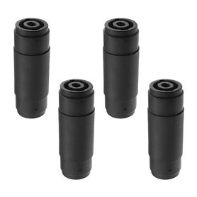 The Lord of the Tools Lot de 4pcs Connecteurs Audio 4 Broches Rechange en PVC Speakons Connecteurs Speakon Femelle à Femelle Pri