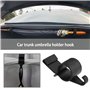 The Lord of the Tools 4pcs Crochets de Parapluie Coffre de Voiture Support de Montage de Coffre Porte-Parapluie Organisateur pou