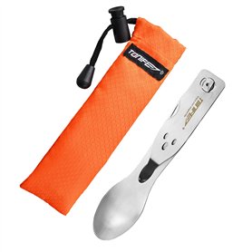 TONIFE Vaisselle de Camping en Plein Air Set de Couverts Amovibles 3 en 1 Couteau