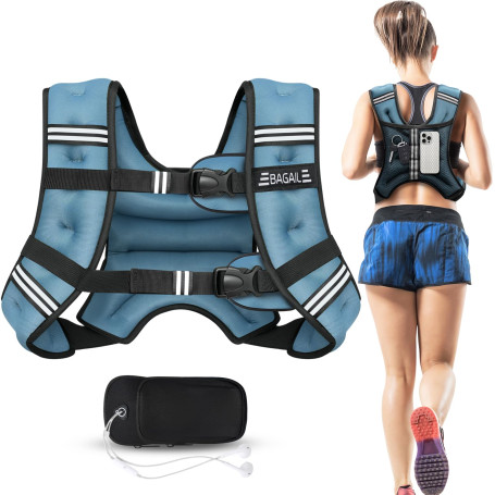 BAGAIL gilet de musculation