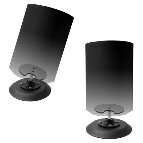 shinar 2-Pack Supports de Haut-parleurs de Bureau en métal compatibles avec Sonos Era 100 avec Inclinaison et Rotation réglables